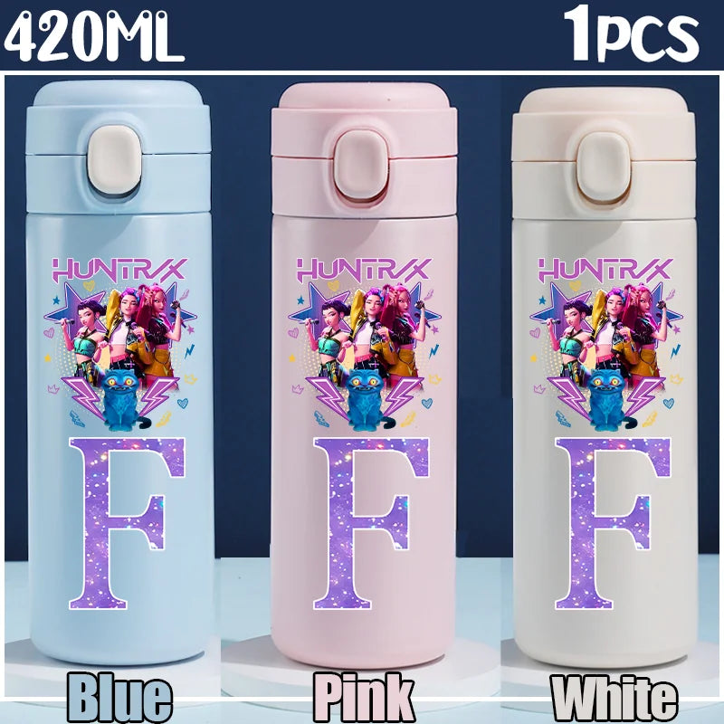 Gourde Thermos K-Pop Demon Hunters Letters A-Z 420ML
