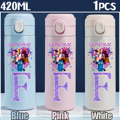 Gourde Thermos K-Pop Demon Hunters Letters A-Z 420ML
