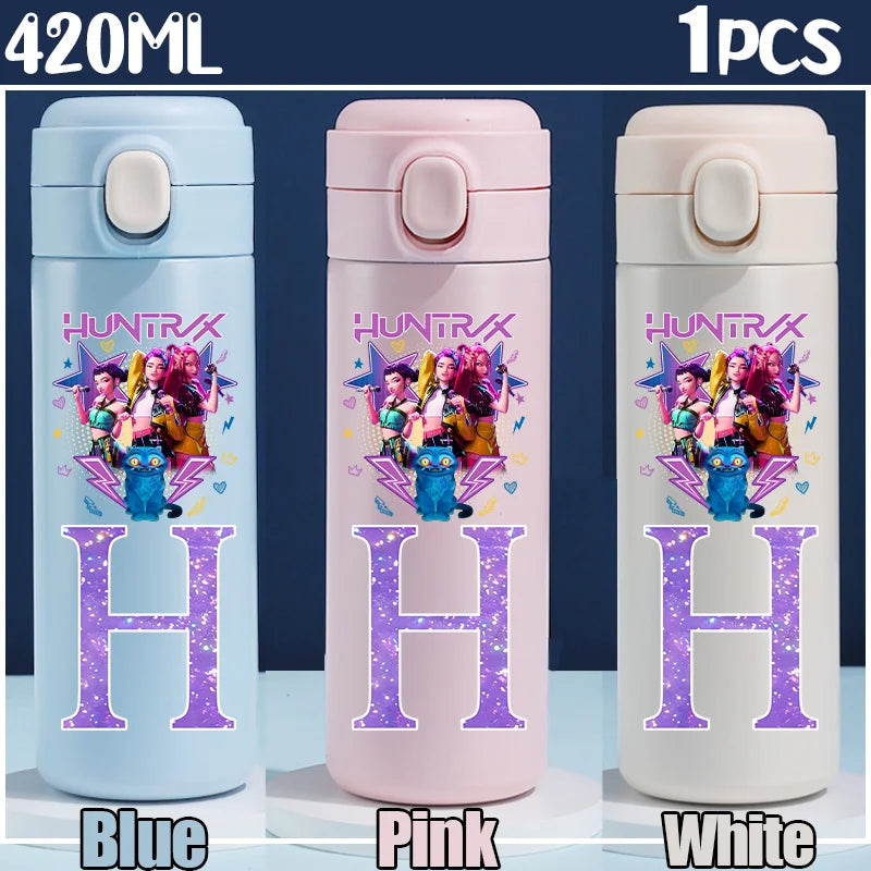 Gourde Thermos K-Pop Demon Hunters Letters A-Z 420ML