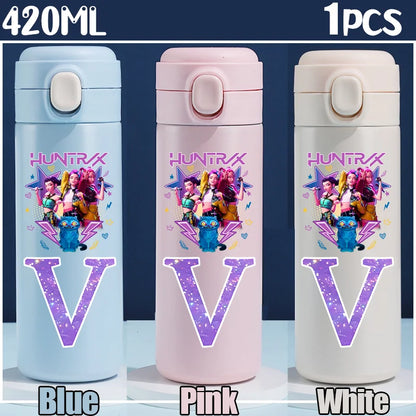 Gourde Thermos K-Pop Demon Hunters Letters A-Z 420ML