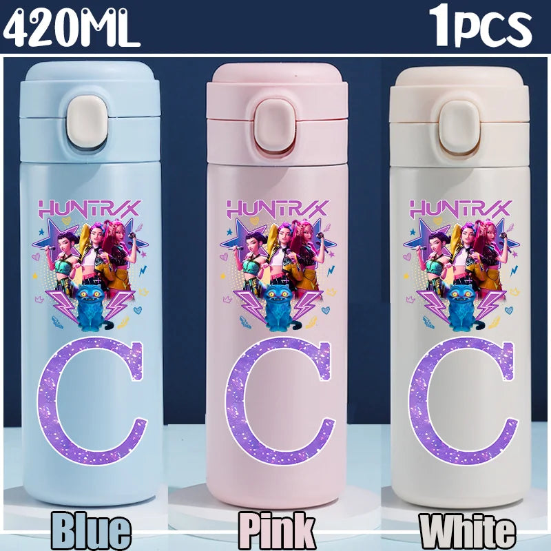 Gourde Thermos K-Pop Demon Hunters Letters A-Z 420ML