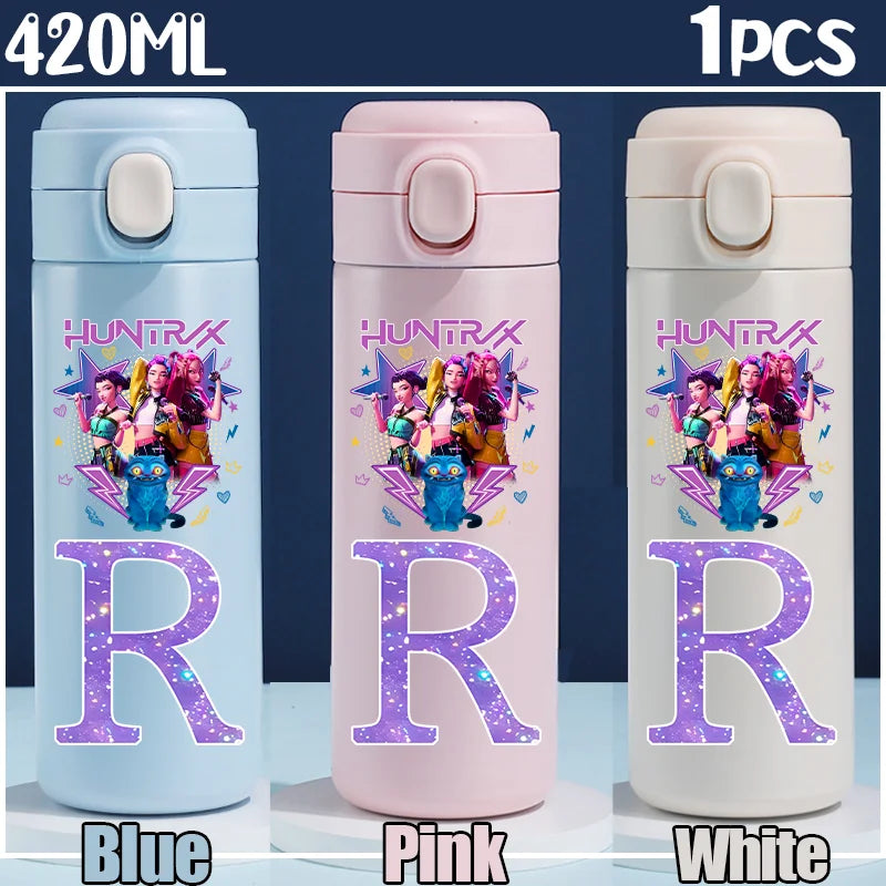 Gourde Thermos K-Pop Demon Hunters Letters A-Z 420ML