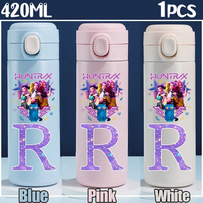 Gourde Thermos K-Pop Demon Hunters Letters A-Z 420ML