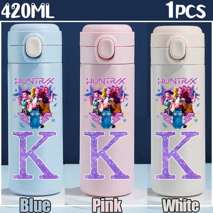 Gourde Thermos K-Pop Demon Hunters Letters A-Z 420ML
