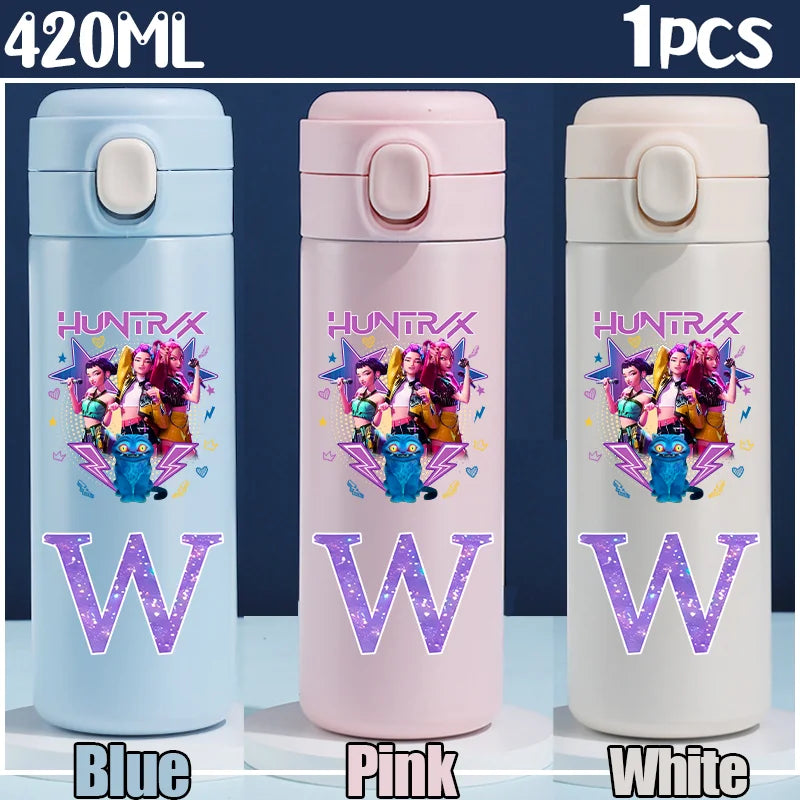 Gourde Thermos K-Pop Demon Hunters Letters A-Z 420ML