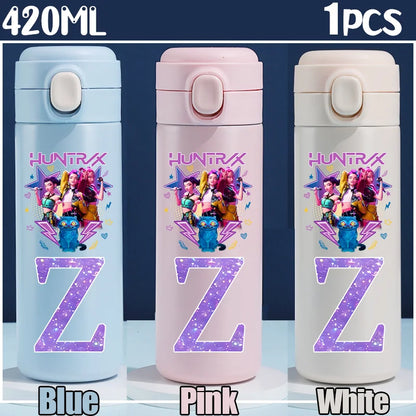 Gourde Thermos K-Pop Demon Hunters Letters A-Z 420ML