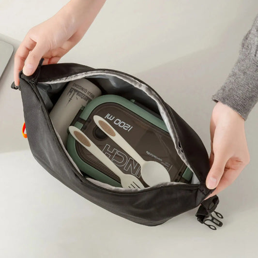Sac Gamelle Noire (Pliable) Gourde Bottle®