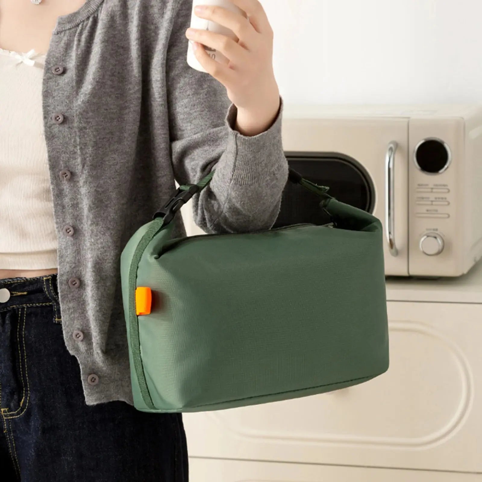 Sac Gamelle travail Verte (Pliable) Gourde Bottle®