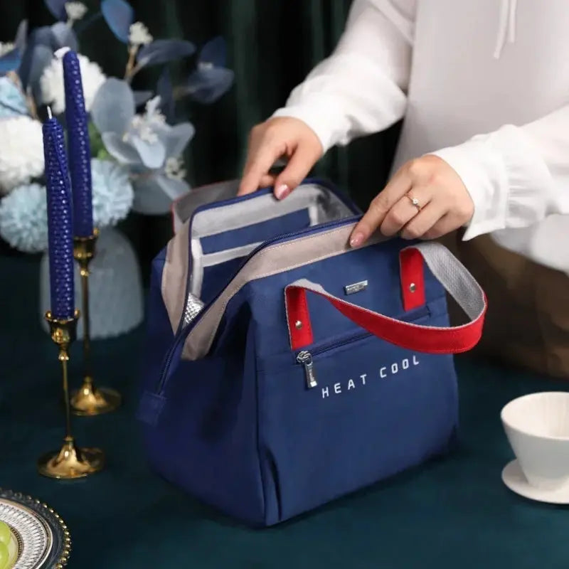 Sac Isotherme pour Bento (Bleue) - Gourde Bottle®