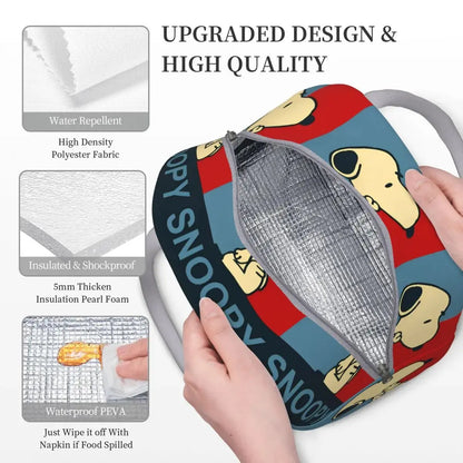 Sac Lunch Box Isotherme Snoopy Gourde Bottle®
