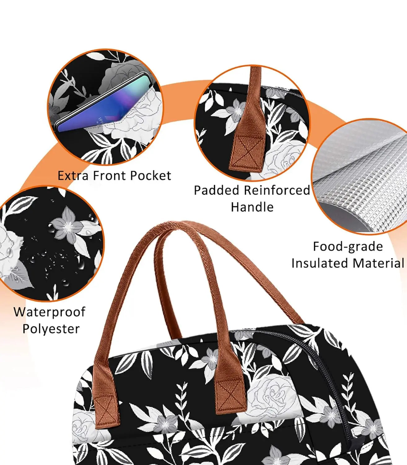 Sac Lunch Box Noir 12 L Gourde Bottle®