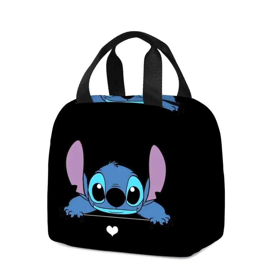 Sac Lunch Box Stitch Noir (Isotherme) Gourde Bottle®