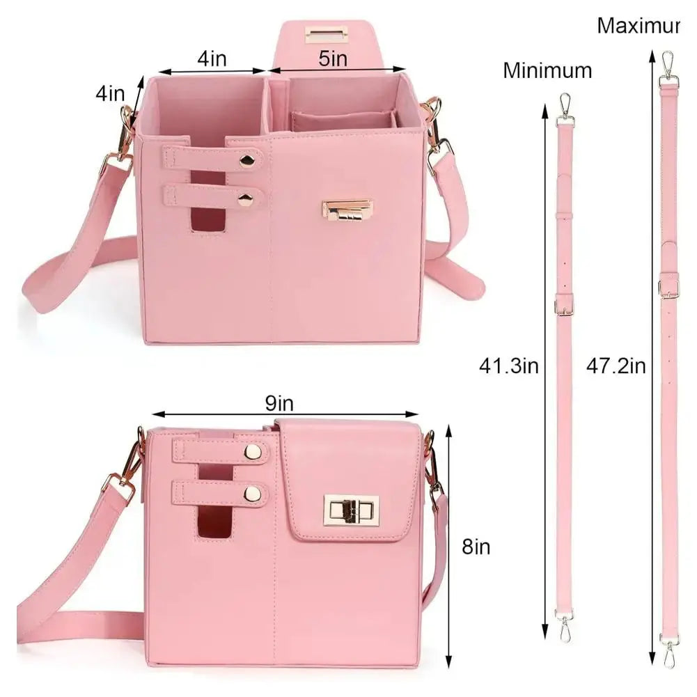 Sac à main avec poches en bandoulières pour Stanley Cup et HydroJug Traveler, sac de transport pour gourde d'eau, accessoire pour Stanley Cup, avec poche, bandoulière réglable, housse de paille, accessoire de gobelet, pou Gourde Bottle®