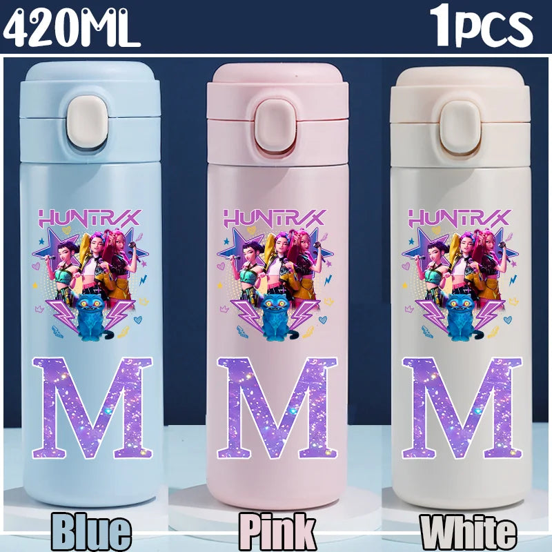 Gourde Thermos K-Pop Demon Hunters Letters A-Z 420ML