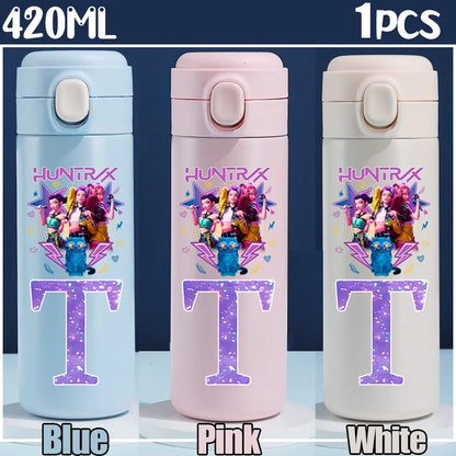 Gourde Thermos K-Pop Demon Hunters Letters A-Z 420ML