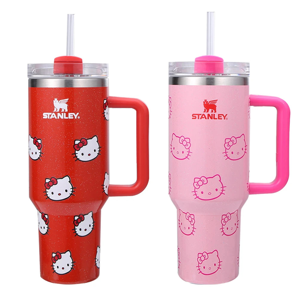 Stanley Hello Kitty Rouge et Rose - Gourde Bottle