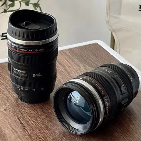 Tasse à Café avec Objectif d'appareil Photo- Gourde Bottle