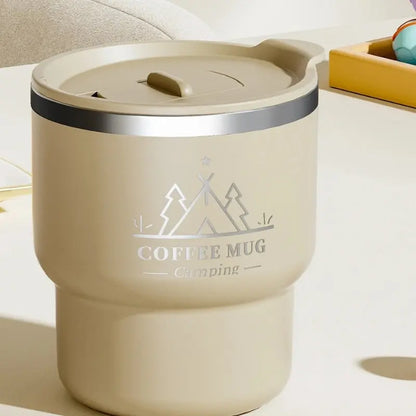 Tasses à Café Beige 400ML Gourde Bottle®