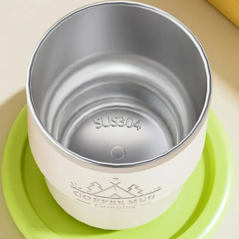 Tasses à Café Blanches 400ML Gourde Bottle®