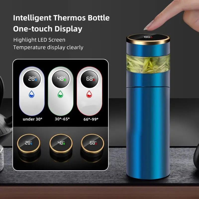 Théière Avec Infuseur Connectée 450ml Gourde Bottle®