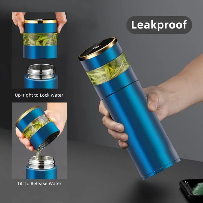Théière Avec Infuseur Connectée 450ml Gourde Bottle®