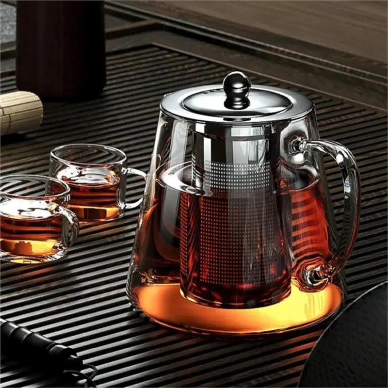 Théière En Verre Avec Infuseur 1350ml - Gourde Bottle®