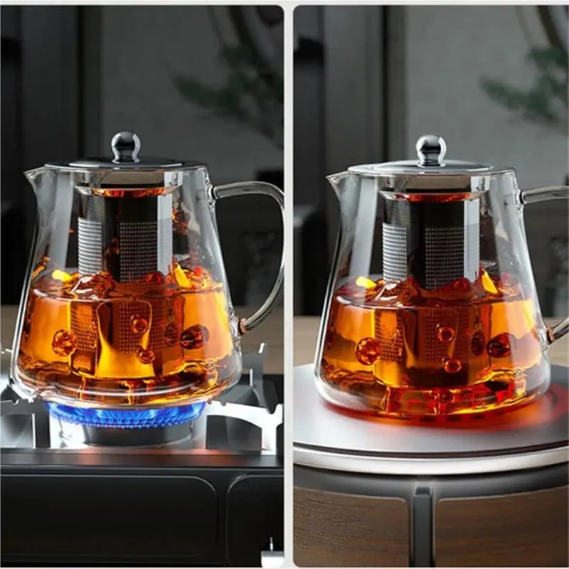 Théière En Verre Avec Infuseur 1350ml - Gourde Bottle®
