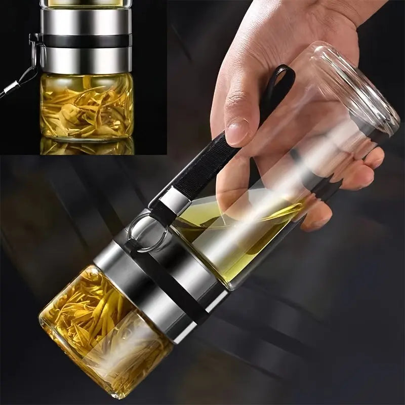 Théière En Verre Transparente Gourde Bottle®