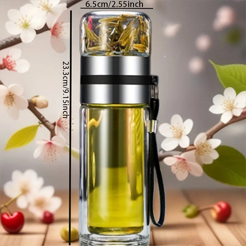 Théière En Verre Transparente Gourde Bottle®