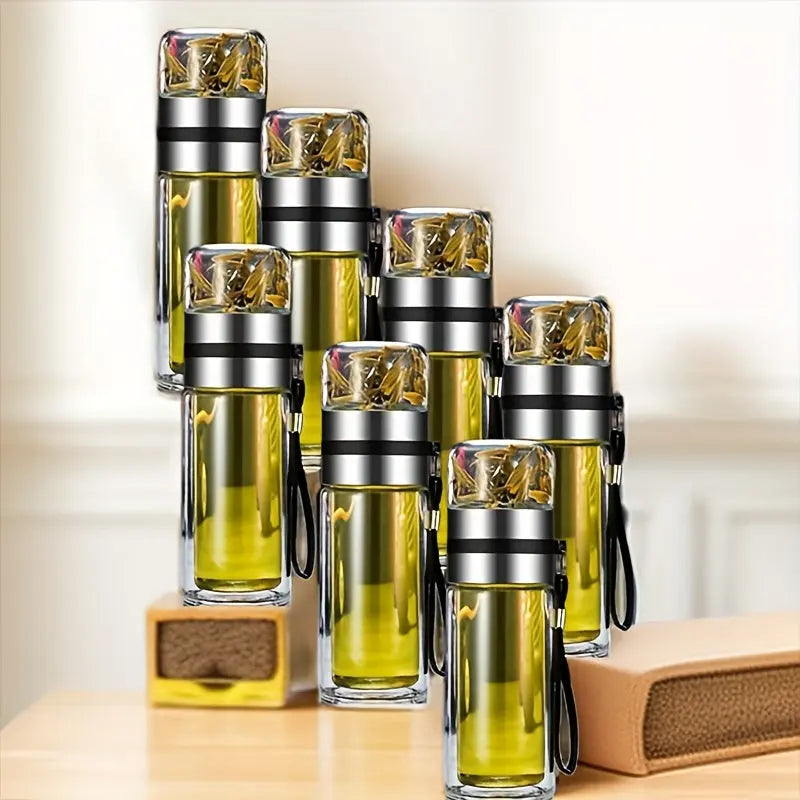 Théière En Verre Transparente Gourde Bottle®