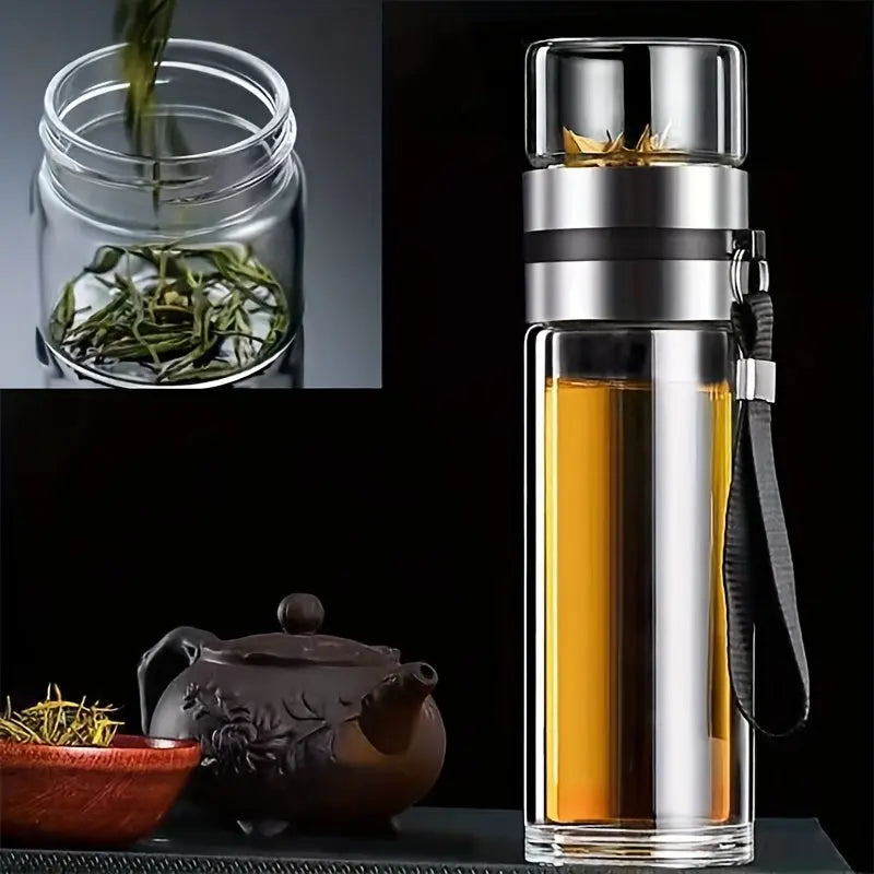 Théière En Verre Transparente Gourde Bottle®