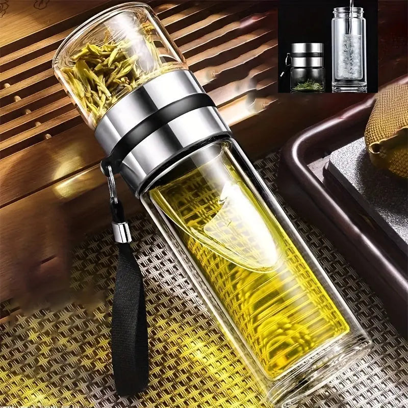 Théière En Verre Transparente Gourde Bottle®