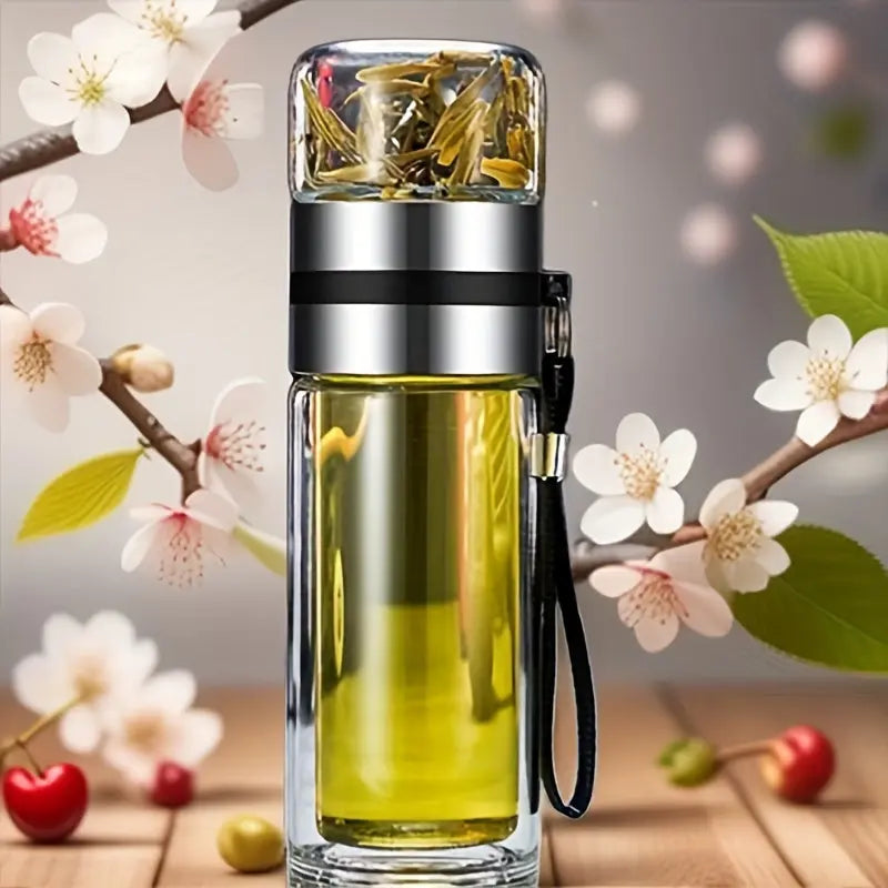 Théière En Verre Transparente Gourde Bottle®