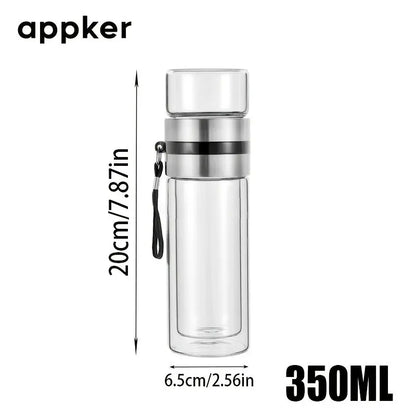 Théière en Verre Marocaine 450ml Gourde Bottle®