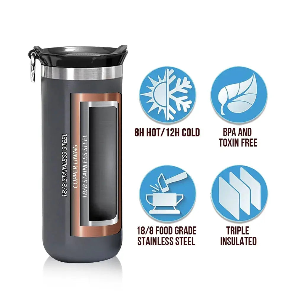 WACACO Octaroma Grande Mug Isotherme Café et Thé - Gourde Bottle®